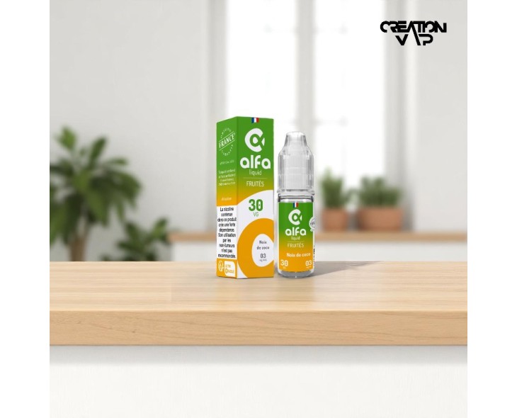 E-Liquide Noix De Coco Alfaliquid | Création Vap