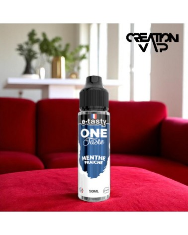 E-Liquide Menthe Fraiche One Taste E-Tasty 50Ml | Création Vap