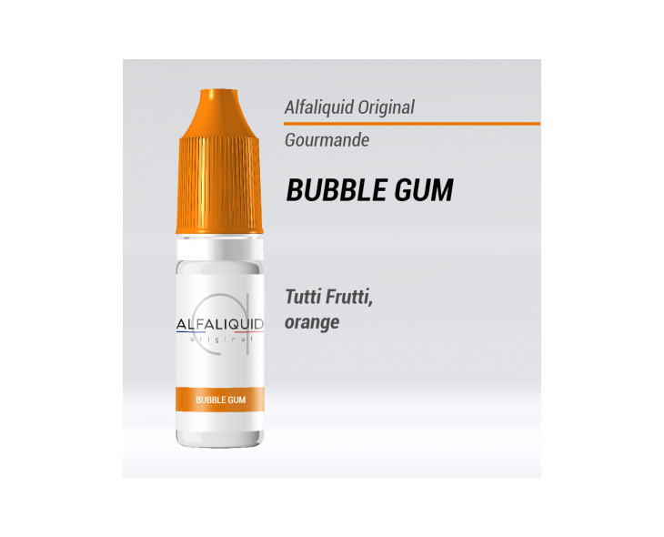E-liquide Bubble Gum Alfaliquid | Création Vap