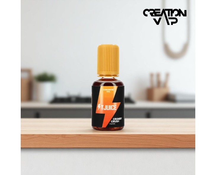Arôme Concentré Crumby Crush T-Juice 30 Ml | Création Vap
