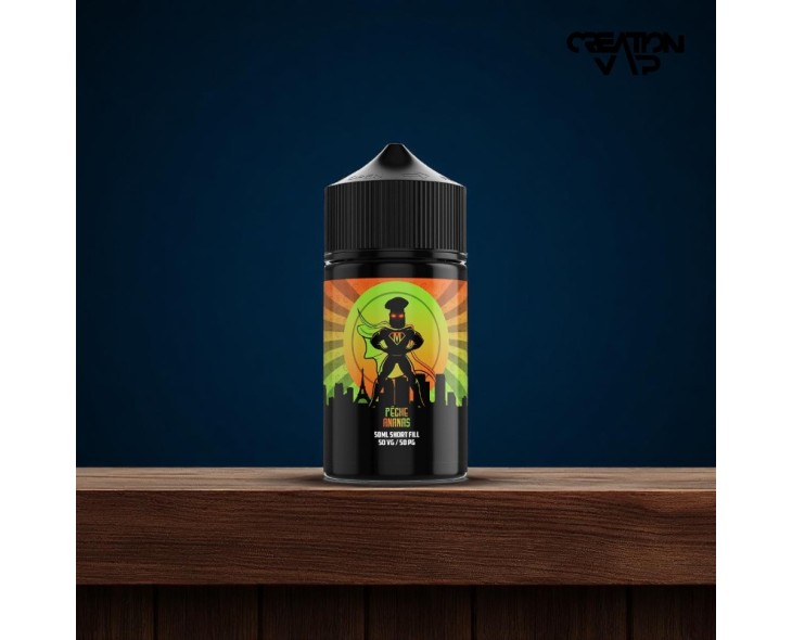 E-Liquide Français Pêche Ananas Mukk Mukk 50Ml | Création Vap