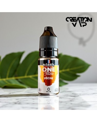 E-Liquide Pêche One Taste E-Tasty 10Ml | Création Vap