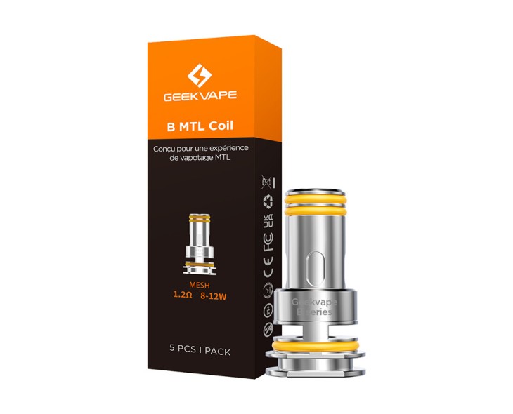 Résistances B Série MTL Geek Vape | Création Vap