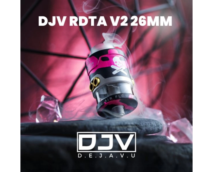 DJV RDTA V2 Atomiseur Reconstructible 26mm 5.2ml | Création Vap