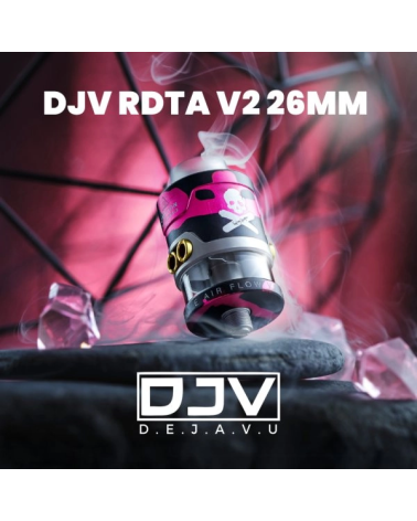 DJV RDTA V2 Atomiseur Reconstructible 26mm 5.2ml | Création Vap