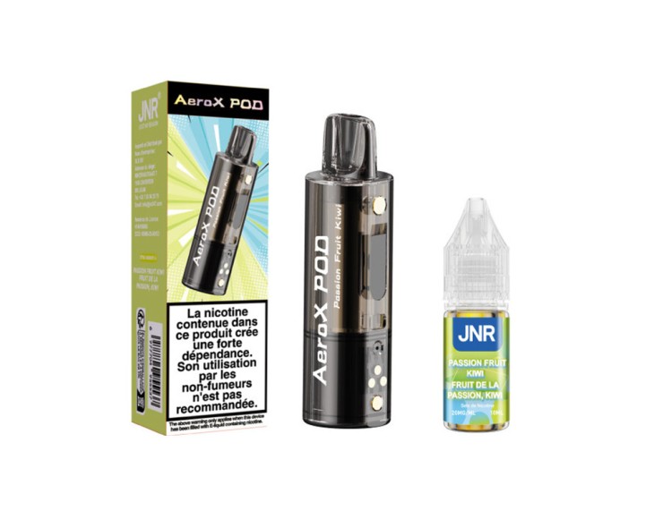 Pod Aerox Passion Fruit Kiwi Puff JNR | Création Vap