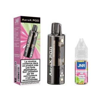 Pod AeroX Strawberry Ice Puff JNR | Création Vap