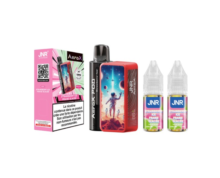Puff AeroX Strawberry Ice JNR 32K | Création Vap Puff AeroX Strawberry Ice JNR 32K | Création Vap