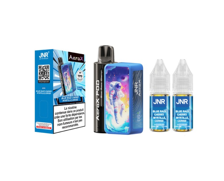 Puff AeroX Blue Razz Cherry JNR 32K | Création Vap Puff AeroX Blue Razz Cherry JNR 32K | Création Vap