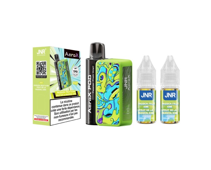 Puff AeroX Passion Fruit Kiwi JNR 32K | Création Vap Puff AeroX Passion Fruit Kiwi JNR 32K | Création Vap