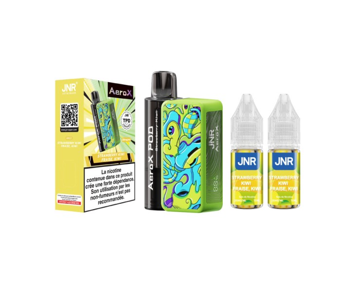 Puff AeroX Strawberry Kiwi JNR 32K | Création Vap Puff AeroX Strawberry Kiwi JNR 32K | Création Vap
