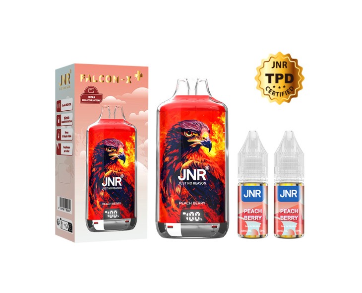 Puff Falcon X-Plus Peach Berry JNR 28K | Création Vap Puff Falcon X-Plus Peach Berry JNR 28K | Création Vap