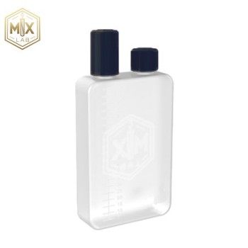 Fiole Dual Fill MX Lab Noire 50 / 75 / 100 ml anti-fuite, graduée, embout fin | Création Vap