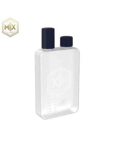 Fiole Dual Fill MX Lab Noire 50 / 75 / 100 ml anti-fuite, graduée, embout fin | Création Vap