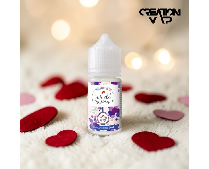 Arôme Concentré Jus de Raisin Le Coq Qui Vape 30Ml | Création Vap