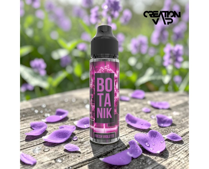 E-Liquide Fresh Violette Botanik 50Ml Création Vap | Création Vap