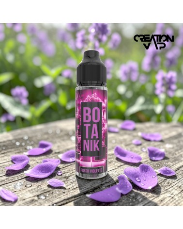 E-Liquide Fresh Violette Botanik 50Ml Création Vap | Création Vap