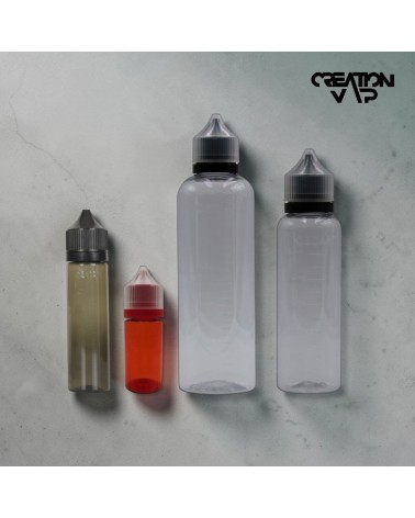 Flacon Gradué Oscar Bobble 30ml 70ml 120ml 250ml Vape DIY | Création Vap