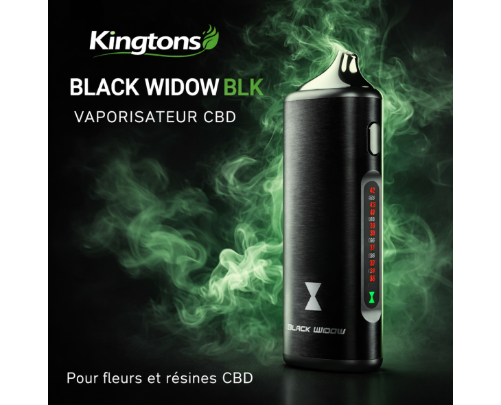 Vaporisateur Black Widow BLK Kingtons | Création Vap