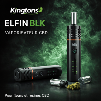 Vaporisateur Elfin BLK Kingtons | Création Vap