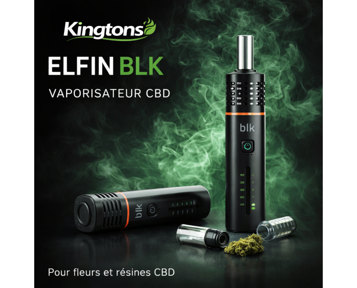 Vaporisateur Elfin BLK Kingtons | Création Vap Vaporisateur Elfin BLK Kingtons | Création Vap