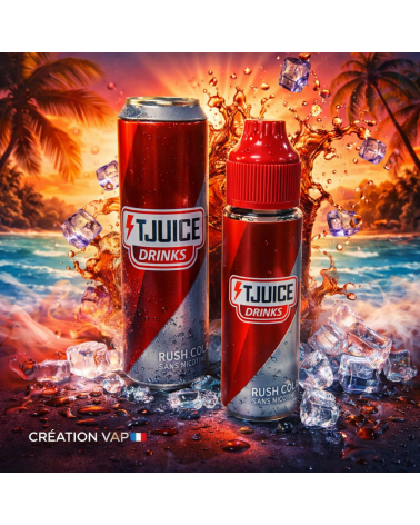 E-liquide Rush Cola 50ml TJuice Drinks Edition Collector | Création Vap