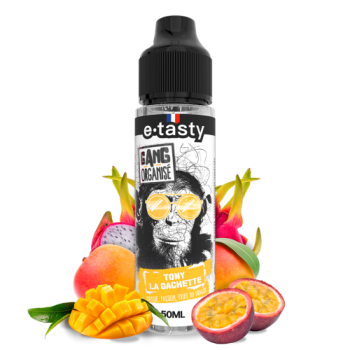 E-liquide Tony La Gâchette 50ml E.Tasty – Mangue Passion Fruit du Dragon | Création Vap