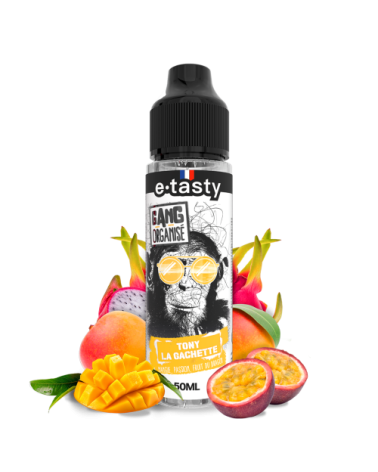 E-liquide Tony La Gâchette 50ml E.Tasty – Mangue Passion Fruit du Dragon | Création Vap