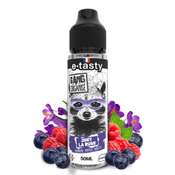 E-liquide Joey La Ruse 50ml E.Tasty – Framboise Myrtille Violette | Création Vap