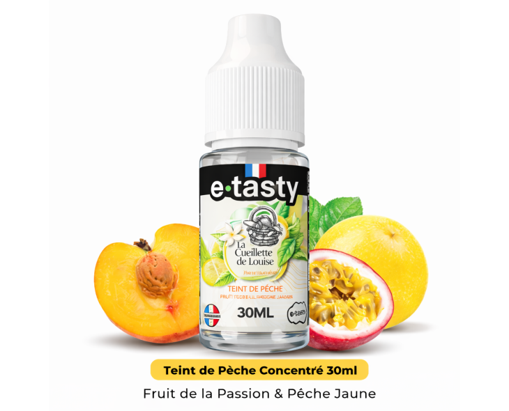Arôme Teint de Pêche 30ml La Cueillette de Louise - Concentré DIY Pêche Passion | Création Vap Arôme Teint de Pêche 30ml La Cueillette de Louise - Concentré DIY Pêche Passion | Création Vap