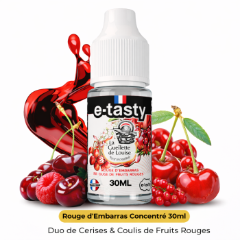 Arôme Rouge d’Embarras 30ml La Cueillette de Louise - Concentré DIY Cerise Fruits Rouges | Création Vap