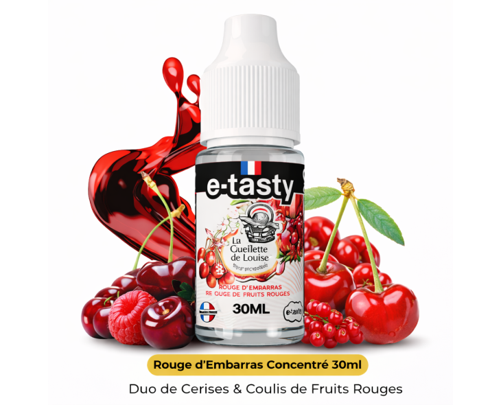 Arôme Rouge d’Embarras 30ml La Cueillette de Louise - Concentré DIY Cerise Fruits Rouges | Création Vap Arôme Rouge d’Embarras 30ml La Cueillette de Louise - Concentré DIY Cerise Fruits Rouges | Création Vap