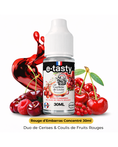Arôme Rouge d’Embarras 30ml La Cueillette de Louise - Concentré DIY Cerise Fruits Rouges | Création Vap