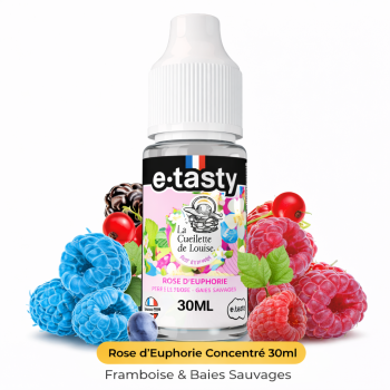 Arôme Rose d’Euphorie 30ml La Cueillette de Louise - Concentré DIY Framboise Baies Sauvages | Création Vap