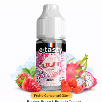 Arôme Freho 30ml Bankiz - Concentré DIY Bonbon Fraise Fruit du Dragon | Création Vap