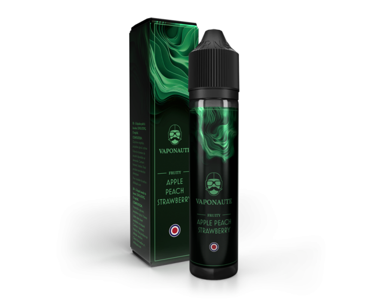 Apple Peach Strawberry Vaponaute 50ml - E-liquide Pomme Pêche Fraise | Création Vap