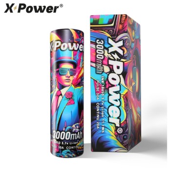 Accu 18650 3000mAh 30A X Power – Batterie Vape Haute Performance | Création Vap
