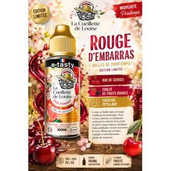 Rouge d’Embarras 100ml – La Cueillette de Louise Édition Limitée | Création Vap