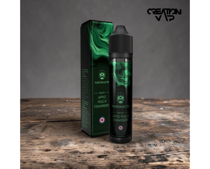 Apple Peach Strawberry Vaponaute 50ml - E-liquide Pomme Pêche Fraise | Création Vap