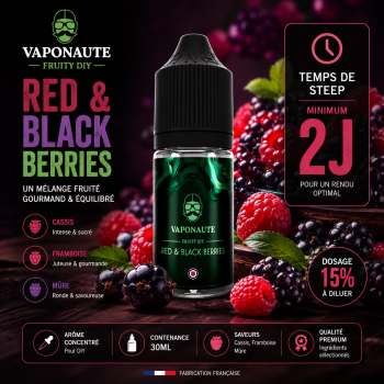 Un mélange gourmand de cassis, framboise et mûre signé Vaponaute
