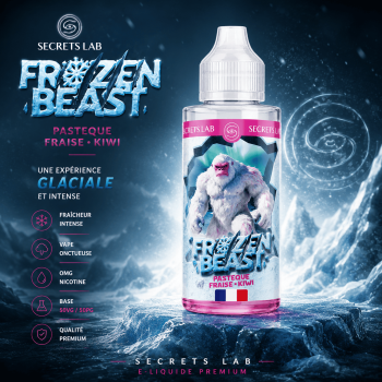 E-liquide Frozen Beast Pastèque Fraise Kiwi 100ml Secrets Lab