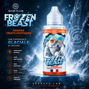 E-liquide Frozen Beast Ananas Fruits Exotiques 100ml Secrets Lab