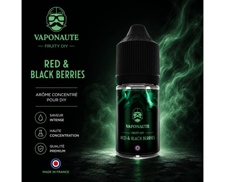 Arôme concentré Vaponaute Red & Black Berries 30ml pour DIY Arôme concentré Vaponaute Red & Black Berries 30ml pour DIY