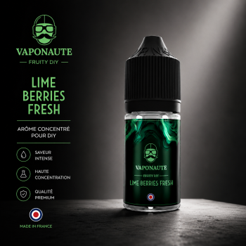 Arôme concentré Vaponaute Lime Berries Fresh 30ml pour DIY