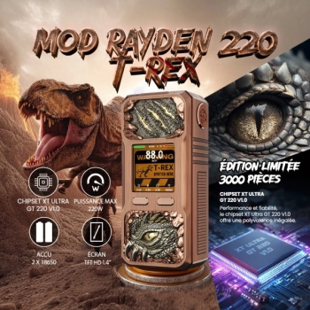 box rayden 220 t-rex edition limitée