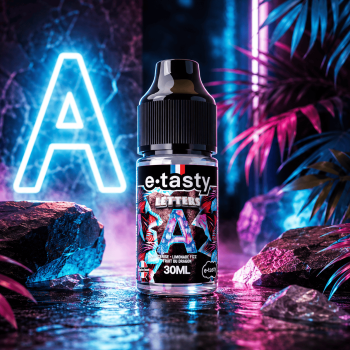 Letters A - E-Tasty | Univers Néon Bleu