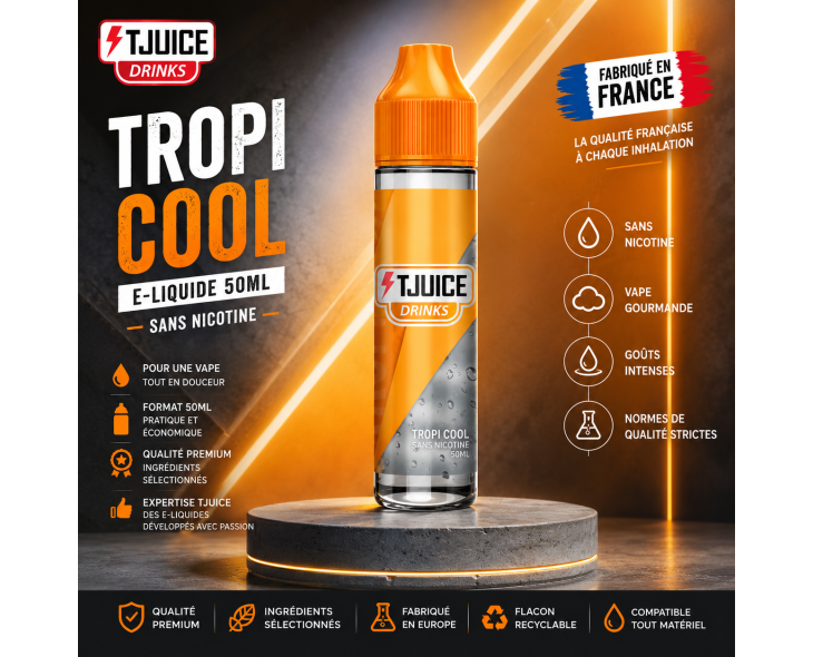 Tropi Cool 50ml - TJuice Drinks | Univers Premium Tropi Cool 50ml - TJuice Drinks | Univers Premium