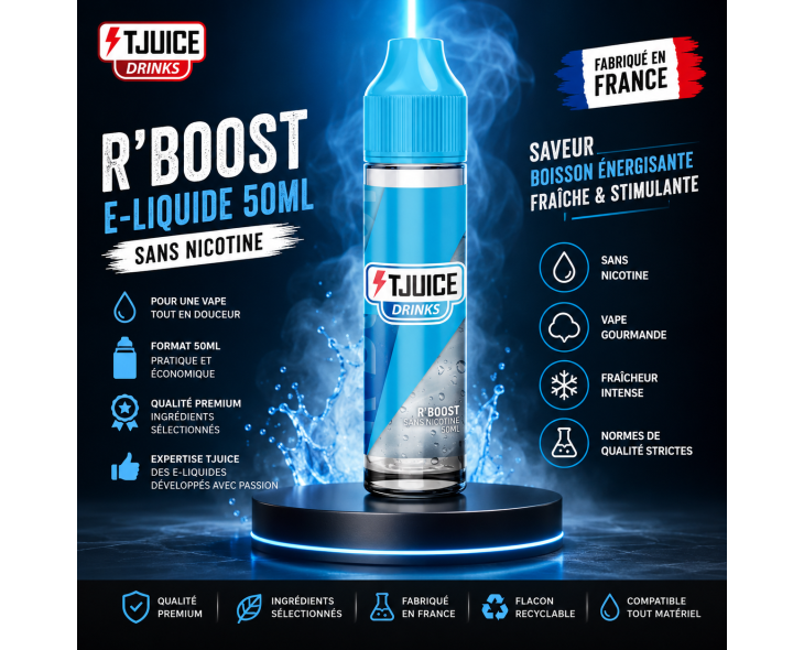 R'Boost 50ml - TJuice Drinks | Univers Premium