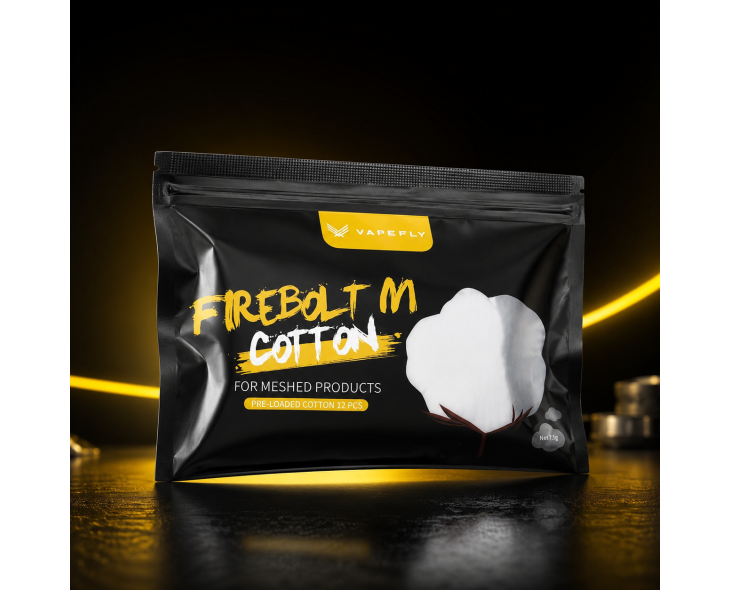 Coton Firebolt M Vapefly Pre-loaded Cotton 12 pièces