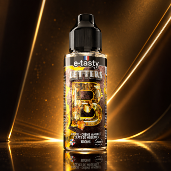 E-liquide Letters B e.Tasty 100ml saveur cookie crème vanillée éclats de noisettes